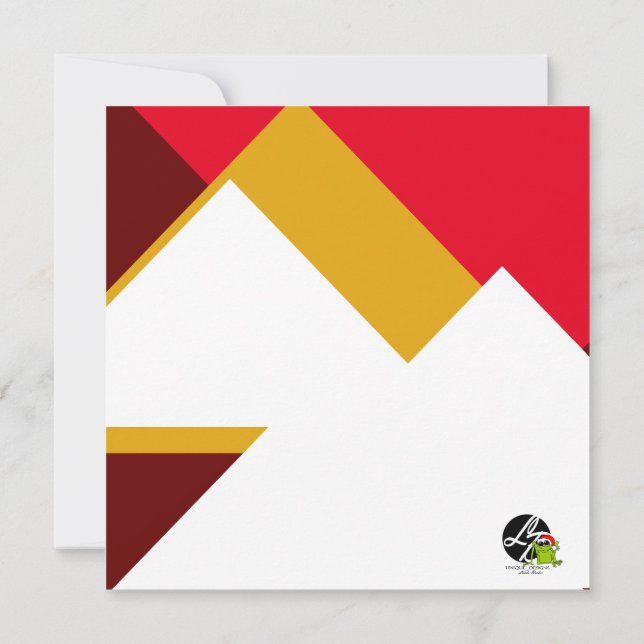 Farbiger Cartoon Weihnachts-Weihnachtskarte (Rückseite)