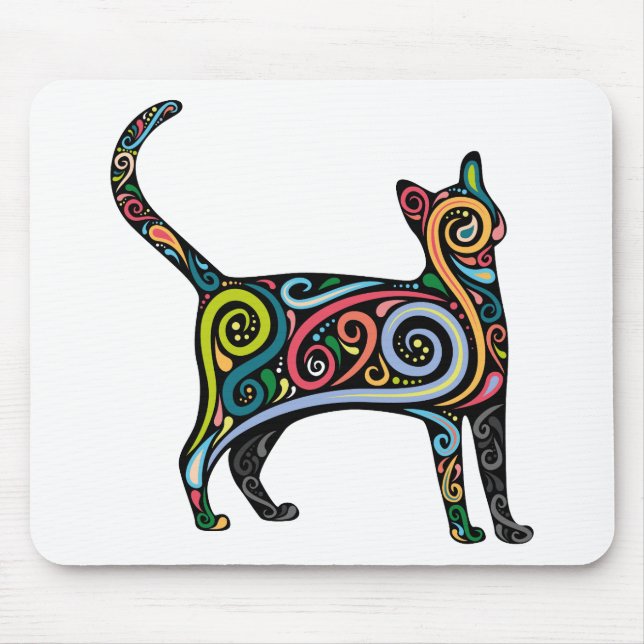 FARBIGER CAT MOUSEPAD (Vorne)