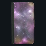 Farbiger Cooler Nebel und Sterne im Weltraum Samsung Galaxy S5 Geldbeutel Hülle<br><div class="desc">Ein helles ätherisches Bild, das viele funkelnde Sternhaufen und Nebel enthält, die sich weit weg im tiefen Raum befinden. Helle, lebendige Farben in leuchtend rosa, weicher Lavendel, königlich lila, mit einigen Kupfer- und Goldtönen. Dieses wunderschöne und auffällige Bild einer Galaxie würde Astronomie-Stärkungszauber, Geeks und diejenigen anziehen, die einfach fabelhafte Raumbilder...</div>