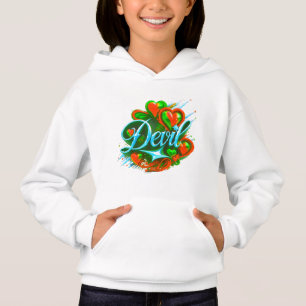 Farbiger Digital-Design-Mädchen-Pullover-Hoodie – Hoodie