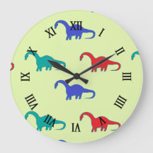 Farbiger Dino auf Grün