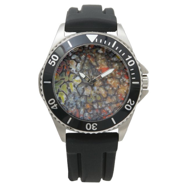Farbiger Dinosaurier Armbanduhr (Vorderseite)