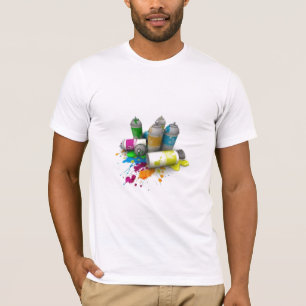 Farbiger Dosen T - Shirt