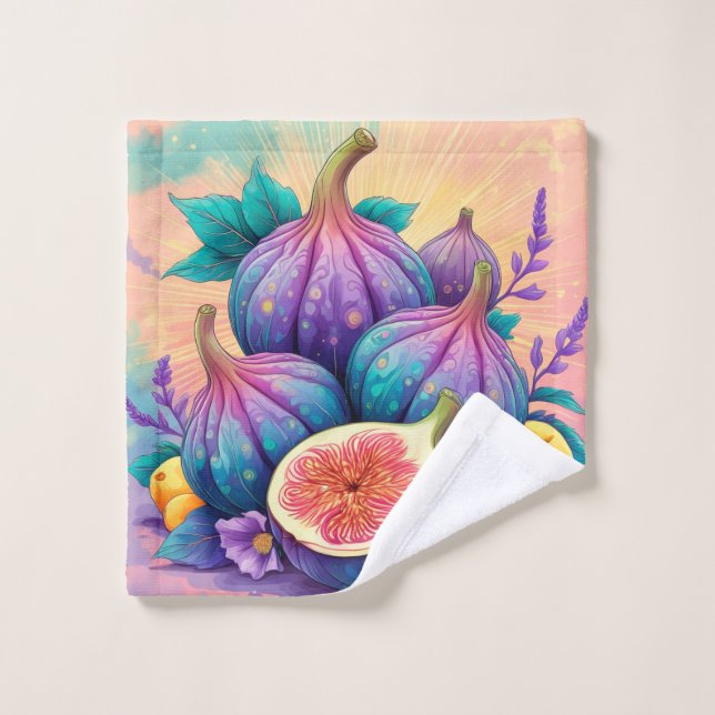 Farbiger Feigenbaum Waschlappen (Waschlappen)
