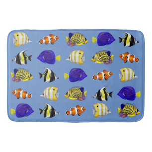 Farbiger Fisch Badematte
