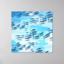 Farbiger Fisch Leinwanddruck