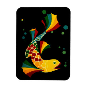 farbiger Fisch "n blubbles Magnet