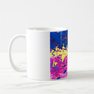 Farbiger Flamingo-Design-Becher Kaffeetasse