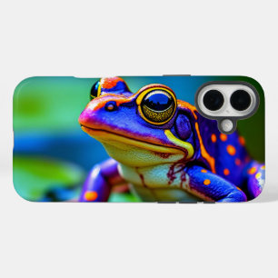 Farbiger Froschhanf iPhone 16 Plus Hülle