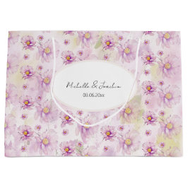 Farbiger Frühling Sommer Flora Boho Garden Große Geschenktüte