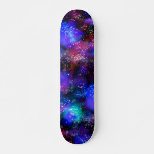 Farbiger Galaxie-kosmischer Raum Skateboard