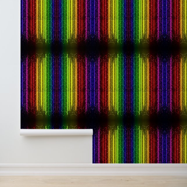 Farbiger Glitzer Funkelnd Leuchten Tapete (Anwendung)