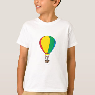 Farbiger Heißluftballon T-Shirt