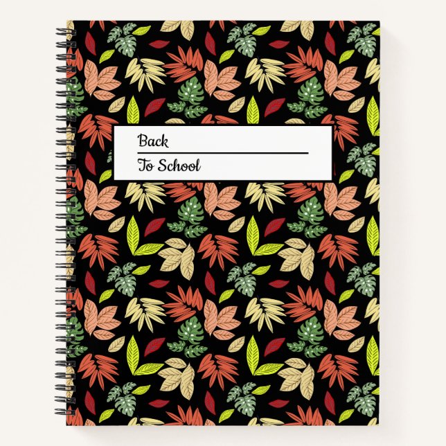 Farbiger Herbst Notizbuch (Vorderseite)