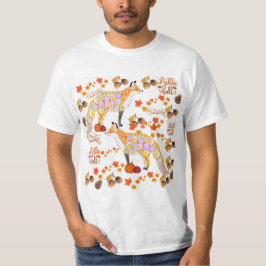 Farbiger Herbstfox T-Shirt