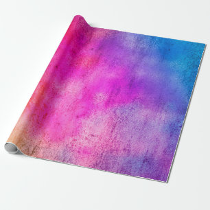 Farbiger Hintergrund. Grunge rote blaue und gelbe  Geschenkpapier