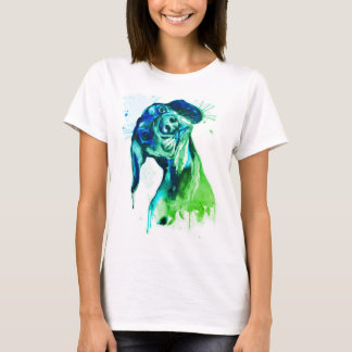 Farbiger Hund T-Shirt