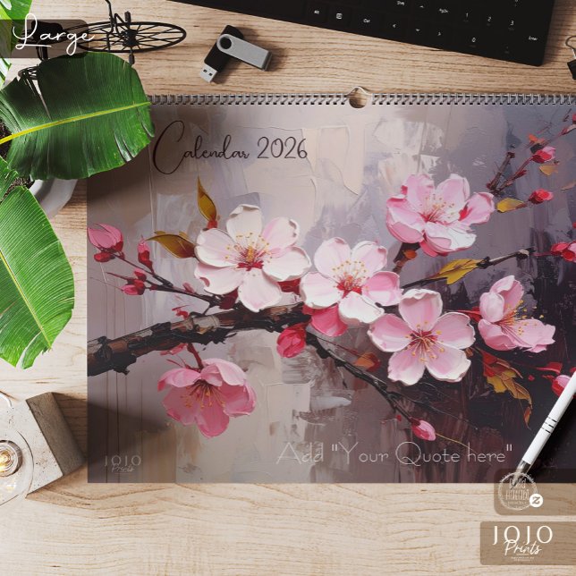 Farbiger Impasto-Kunstkalender Kalender (Colorful Impasto Art Calendar_Large)