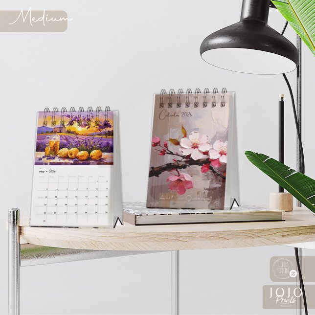 Farbiger Impasto-Kunstkalender Kalender (Colorful Impasto Art Calendar_Medium
)