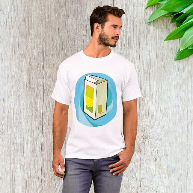 Farbiger Juice Carton Moderner Minimal T-Shirt (Von Creator hochgeladen)