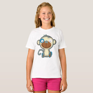 Farbiger Kleideraffe für Kinder T-Shirt