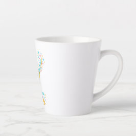 Farbiger Koi-Fisch-Überfluss-Kaffeebecher Milchtasse