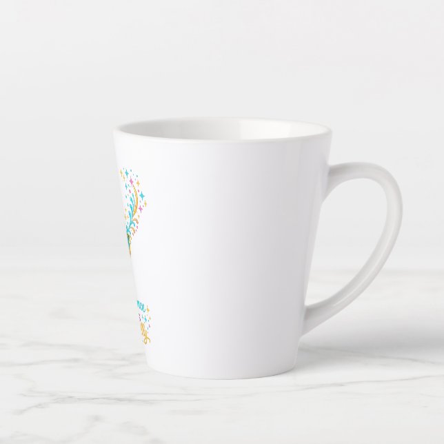 Farbiger Koi-Fisch-Überfluss-Kaffeebecher Milchtasse (Rechts)