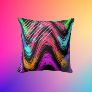 Farbiger Kontrast Kissen
