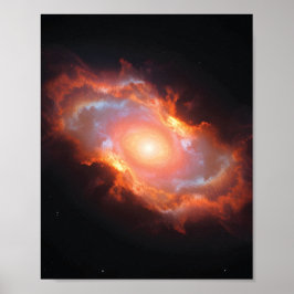 Farbiger kosmischer Nebel Poster