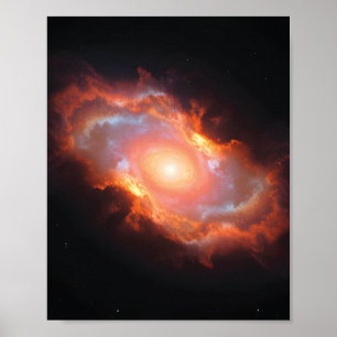 Farbiger kosmischer Nebel Poster