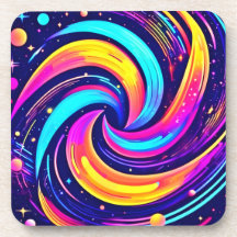 Farbiger kosmischer Swirl
