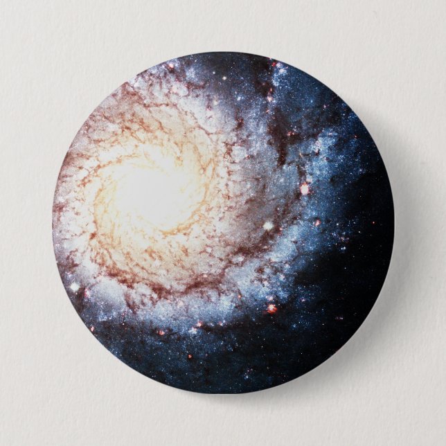 Farbiger Kosmos Button (Vorderseite)
