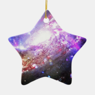 Farbiger Kosmos Keramikornament