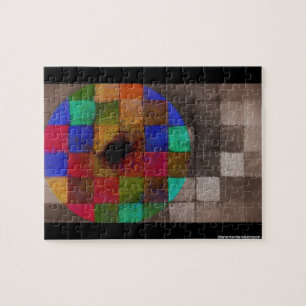farbiger Kreis Puzzle