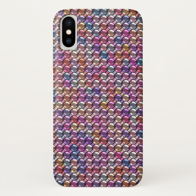 Farbiger Kristall Case-Mate iPhone Hülle (Rückseite)