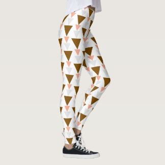 Farbiger, kühner geometrischer Dreiecke Leggings