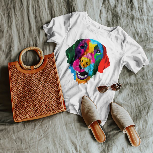 Farbiger Labrador Retriever Dog T-Shirt (Von Creator hochgeladen)