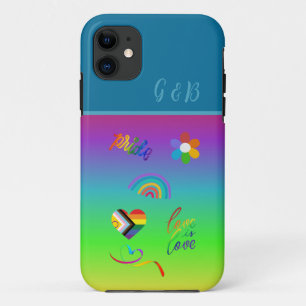 farbiger lgbtq Gay Pride Monat Case-Mate iPhone Hülle