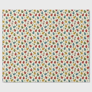 Farbiger Marienkäfer-Geschenkpapier – Süße Mehrfar Geschenkpapier