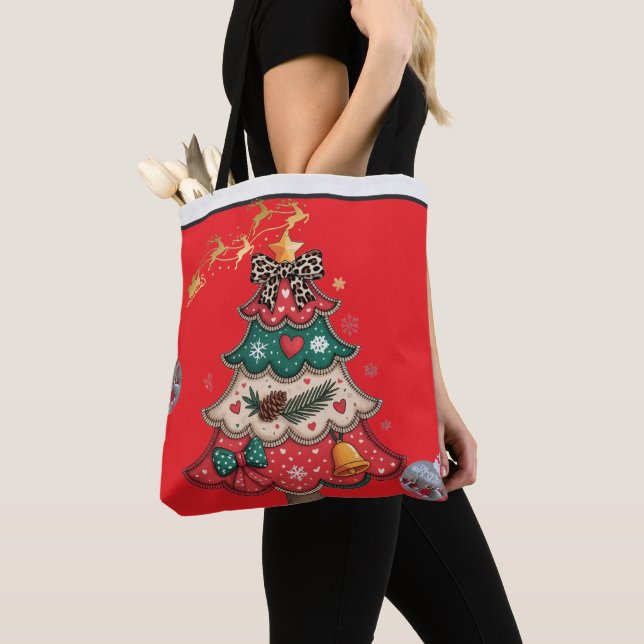 Farbiger moderner Weihnachtsbaum (Von Nahem)
