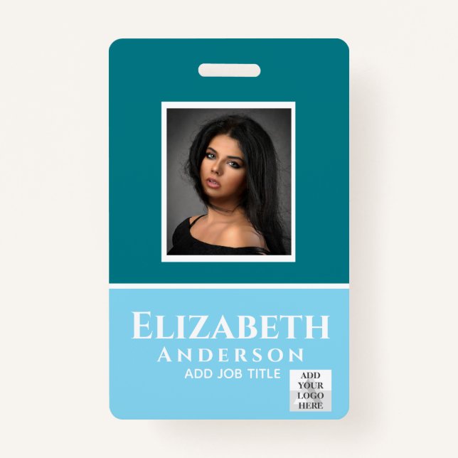 Farbiger Name des Fotos QR Scanning Barcode Ausweis (Vorderseite)