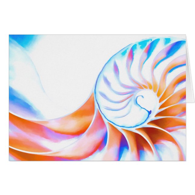 Farbiger Nautilus (Vorderseite (Horizontal))