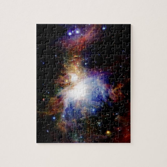 Farbiger Nebel Puzzle (Vertikal)