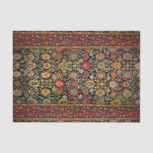 Farbiger Orientalischer Rug-Look Seidenpapier