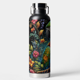 Farbiger Papagei Trinkflasche