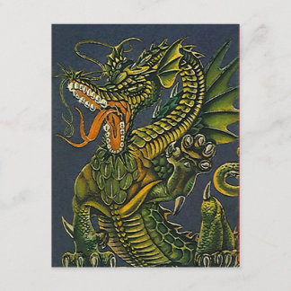 Farbiger Party Dragon ~Anpassen dieser Einladungen