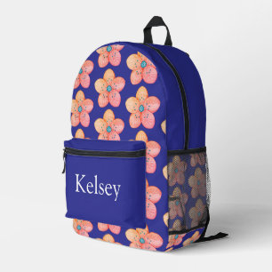 Farbiger personalisierter Rucksack, Kinder niedlic Bedruckter Rucksack