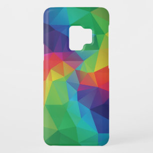Farbiger polygonaler Hintergrund Case-Mate Samsung Galaxy S9 Hülle