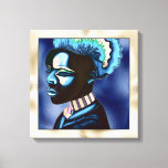 Farbiger Pop Art African Man Leinwanddruck<br><div class="desc">Eleganter Leinwand-Druck mit Grafiken eines ansehnlichen afrikanischen Mann Kopf-Schuss,  gemacht in einem Imitat Folie Pop Art Stil. Eine schöne Ergänzung zur Zimmerdekoration.</div>