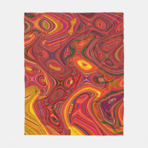 Farbiger psychedelischer Hintergrund aus Interweav Fleecedecke